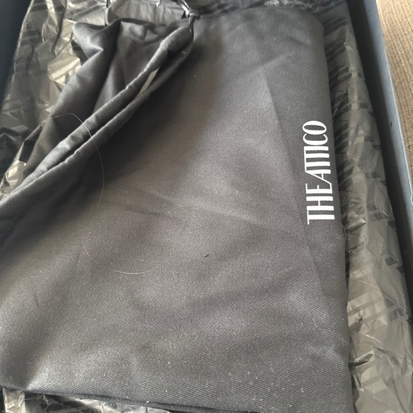 The Attico Robin Green Fade Suede Slouchy Combat Boots 39 new in box - Picture 13 of 13